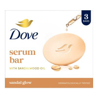 DOVE SERUM BAR WITH SANDALWOOD OIL 3X 125.00 GM