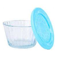 STEKO GLASS BOWL WITH LID 1.00 NO