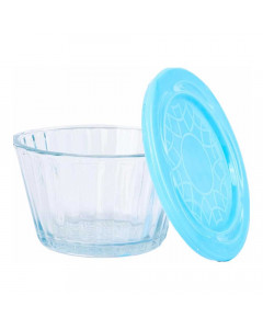 STEKO GLASS BOWL WITH LID 1.00 NO
