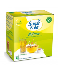 SUGAR FREE NATURA LOW CALORIE SUGAR 25 SACHETS 1.00 NO