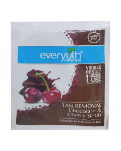 EVERYUTH TAN REMOVAL CHOCOLATE & CHERRY SCRUB 7.00 GM
