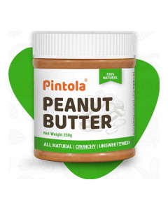 PINTOLA ALL NATURAL PEANUT BUTTER CRUNCHY 350.00 GM PINTOLA ALL NATURAL PEANUT BUTTER CRUNCHY 350.00 GM