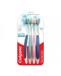 COLGATE GENTLE ENAMEL ULTRA SOFT TOOTHBRUSH 4.00 PCS PACKET
