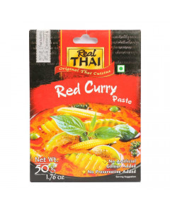REAL THAI RED CURRY PASTE 50.00 GM REAL THAI RED CURRY PASTE 50.00 GM