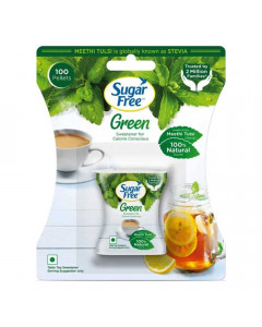 SUGAR FREE GREEN WITH STEVIA 10 GM(100 PELLETS) 1.00 NO