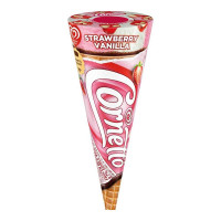 KWALITY WALLS CORNETTO STRAWBERRY VANILLA ICE CREAM 105.00 ML
