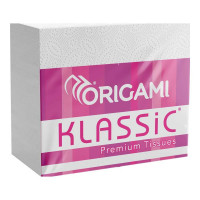 ORIGAMI KLASSIC PREMIUM TISSUES 100 SERVIETTES 1 PLY 27X27 CM 1.00 NO