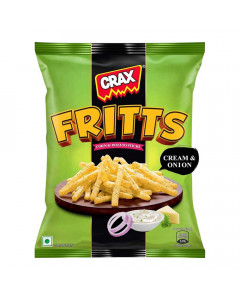 CRAX FRITTS CREAM & ONION 33 GM CRAX FRITTS CREAM & ONION 33 GM