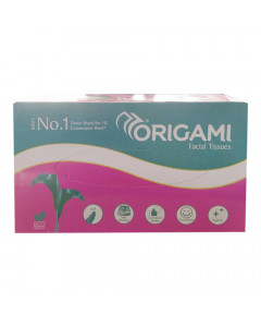 ORIGAMI SOFT FACIAL TISSUES BOX ECO 80 PULLS 2 PLY 1.00 NO