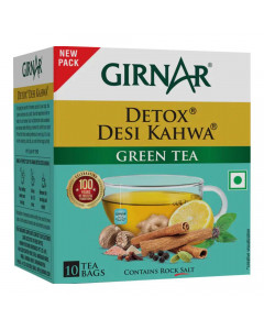 GIRNAR GREEN TEA DESI KAHWA 10 BAGS 1.00 NO GIRNAR GREEN TEA DESI KAHWA 10 BAGS 1.00 NO