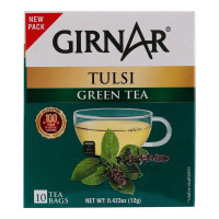 GIRNAR GREEN TEA TULSI 10 BAGS 1.00 NO