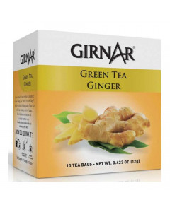 GIRNAR GREEN TEA GINGER 10 BAGS 1.00 NO GIRNAR GREEN TEA GINGER 10 BAGS 1.00 NO