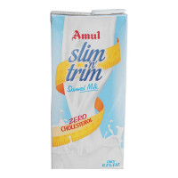 AMUL SLIM N TRIM SKIMMED MILK 1.00 LTR TETRAPACK