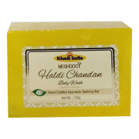 KHADI INDIA HALDI CHANDAN BATHING BAR 125.00 GM