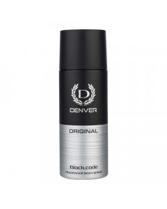DENVER BLACK CODE DEODORANT 150 ML