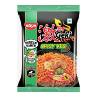 NISSIN GEKI SPICY VEG KOREAN NOODLES 80.00 GM