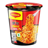 MAGGI SPICY CHEESY CUPPA NOODLES 71.50 GM MAGGI SPICY CHEESY CUPPA NOODLES 71.50 GM