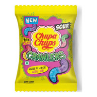 CHUPA-CHUPS SOUR CRAWLERS FRUIT CANDY 24.00 GM