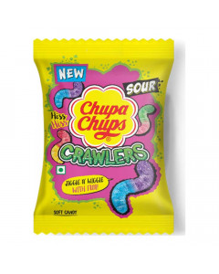 CHUPA-CHUPS SOUR CRAWLERS FRUIT CANDY 24.00 GM CHUPA-CHUPS SOUR CRAWLERS FRUIT CANDY 24.00 GM
