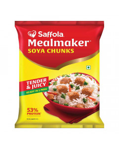 SAFFOLA MEALMAKER SOYA CHUNKS 40.00 GM SAFFOLA MEALMAKER SOYA CHUNKS 40.00 GM