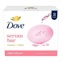 DOVE SERUM BAR PINK RADIANCE 3X 125.00 GM