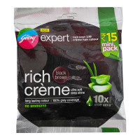 GODREJ EXPERT RICH CREME HAIR COLOUR 3.0 BLACK BROWN 11GM + 11.00 ML