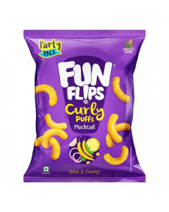 FUN FLIPS CURLY PUFFS MOCKTAIL 57.00 GM FUN FLIPS CURLY PUFFS MOCKTAIL 57.00 GM
