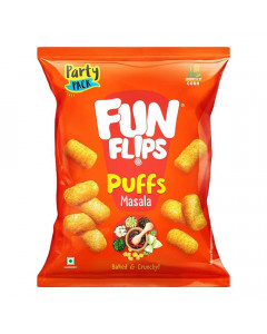FUN FLIPS PUFFS MASALA 57.00 GM FUN FLIPS PUFFS MASALA 57.00 GM