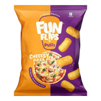 FUN FLIPS PUFFS CHEESY PIZZA 57.00 GM
