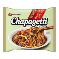 NONGSHIM INSTANT NOODLES CHAPAGHETTI WITH BLACK BEAN SAUCE 140.00 GM PACKET