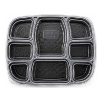 MEAL TRAY WITH LID 8 CP 1.00 PCS MEAL TRAY WITH LID 8 CP 1.00 PCS