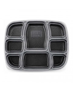 MEAL TRAY WITH LID 8 CP 1.00 PCS MEAL TRAY WITH LID 8 CP 1.00 PCS