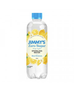 JIMMYS ZERO SUGAR SPARKLING WATER LIME AND LEMON 600.00 ML BOTTLE JIMMYS ZERO SUGAR SPARKLING WATER LIME AND LEMON 600.00 ML BOTTLE