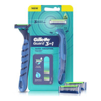 GILLETTE GUARD 3 IN 1 2 CARTRIDGES + 1 HANDLE 1.00 PCS