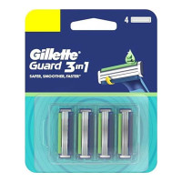 GILLETTE GUARD 3 IN 1 RAZOR CARTRIDGES 4.00 PCS
