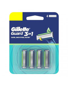 GILLETTE GUARD 3 IN 1 RAZOR CARTRIDGES 4.00 PCS GILLETTE GUARD 3 IN 1 RAZOR CARTRIDGES 4.00 PCS