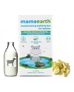 MAMAEARTH BABY MOISTURIZING BATHING BAR 2X 75.00 GM BAR MAMAEARTH BABY MOISTURIZING BATHING BAR 2X 75.00 GM BAR