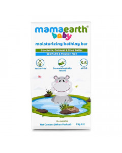 MAMAEARTH BABY MILKY SOFT BATHING BAR 2X 75.00 GM BAR MAMAEARTH BABY MILKY SOFT BATHING BAR 2X 75.00 GM BAR