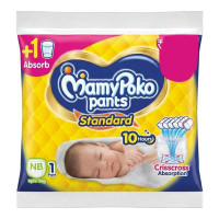 MAMY POKO PANTS STANDARD DIAPER NB UP TO 5 KG 1.00 PCS