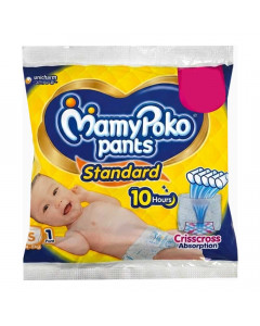 MAMY POKO PANTS STANDARD DIAPER S 4-8 KG 1 PCS PACKET