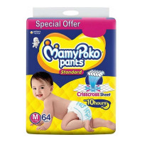 MAMY POKO PANTS STANDARD DIAPER M 7-12 KG 64 PCS PACKET MAMY POKO PANTS STANDARD DIAPER M 7-12 KG 64 PCS PACKET