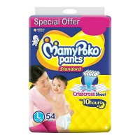 MAMY POKO PANTS STANDARD DIAPER L 9-14 KG 54 PCS PACKET MAMY POKO PANTS STANDARD DIAPER L 9-14 KG 54 PCS PACKET