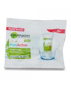 GARNIER PURE ACTIVE NEEM FACE WASH 15.00 GM TUBE