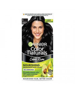 GARNIER COLOR NATURALS CREAM 1 NATURAL BLACK 30 ML+ 30.00 GM BOX GARNIER COLOR NATURALS CREAM 1 NATURAL BLACK 30 ML+ 30.00 GM BOX