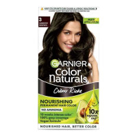 GARNIER COLOR NATURALS 3 DARKEST BROWN CREAM 70 ML+ 60.00 GM BOX