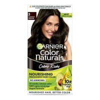 GARNIER COLOR NATURALS CREAM 3 DARKEST BROWN 35 ML+ 30 GM BOX