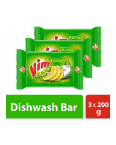 VIM DISHWASH BAR 3X 200.00 GM BAR VIM DISHWASH BAR 3X 200.00 GM BAR