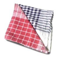 DUSTING CLOTH BLACK/RED CHECK SMALL 1 No