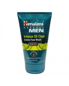 HIMALAYA MEN INTENSE OIL CLEAR LEMON FACE WASH 100.00 ML TUBE