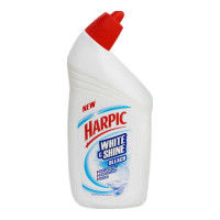 HARPIC WHITE & SHINE BLEACH TOILET CLEANER 500.00 ML BOTTLE HARPIC WHITE & SHINE BLEACH TOILET CLEANER 500.00 ML BOTTLE